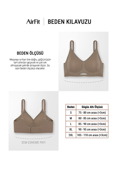 AUW Seamless Invisible Bra Without Underwire - Airfit