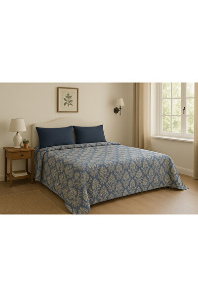 Madame Home 200*230 Double Person Pique Set Bedspread Multi-Purpose Cotton with Pillowcase