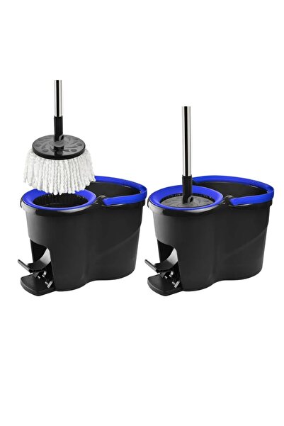 FERİS Proff Starex - Pedal Vileda Cleaning Set, Microfiber Mop, Bucket Handle Articulated Cover