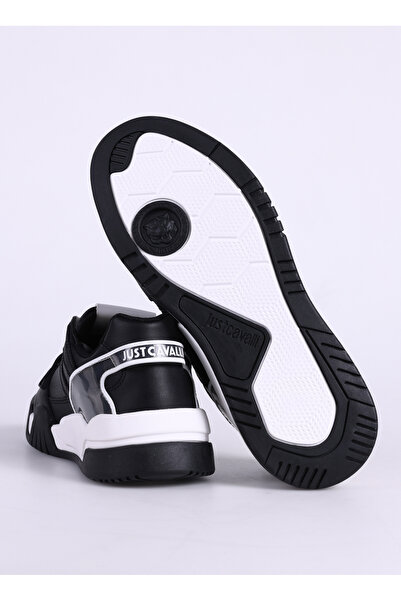 Just Cavalli Siyah-Beyaz Erkek Deri Sneaker FONDO STYLE DIS. 3