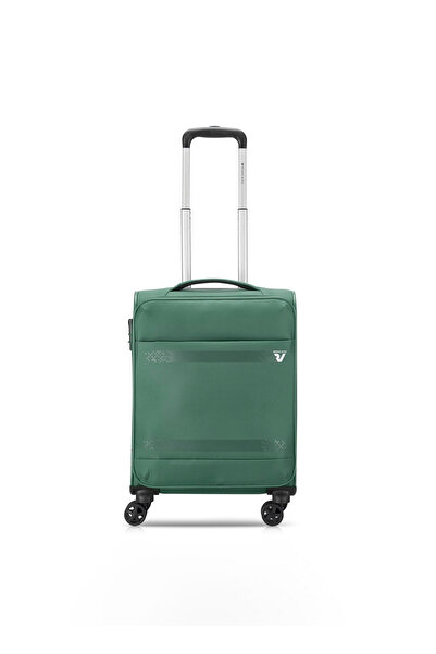 Roncato Haki Unisex 40x55x20 cm Kabin Boy Çekçekli Kumaş Valiz Jazz 4.0