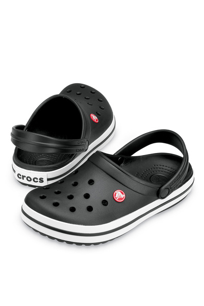 Crocs Crocband Μαύρες Γυναικείες Παντόφλες Παραλίας 11016_001