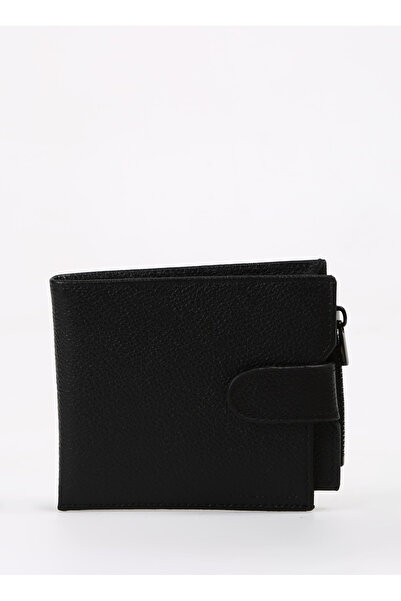 Fabrika Siyah Erkek 11x9x1 cm Deri Cüzdan Frk 323 Flt