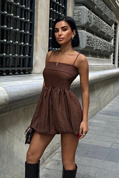 JE-TU Пола с балонни ръкави и презрамки JT8024