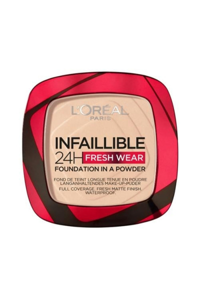 L'oreal L'Oreal Makeup Infallible 24H Fresh Wear Powder Foundation 20 Ivory