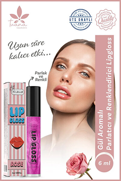 Gül Aromalı Parlatıcı Ve Renklendirici Lipgloss