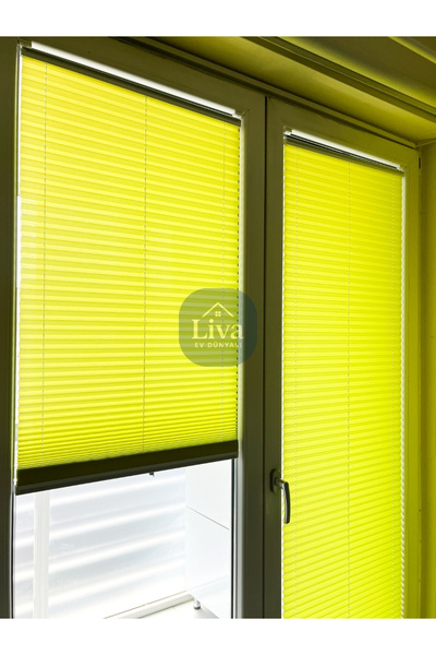 Liva Ev Dünyası Plise Perde | Ölçüye Özel Üretim | Cam Balkon & Pimapen Uyuml...