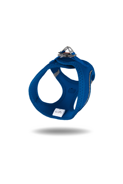 Tailpetz Air-Mesh Küçük ve Orta Irk Kedi Köpek Göğüs Tasması - Yumuşak, Nefes Alabilir, Dayanıklı Lacivert