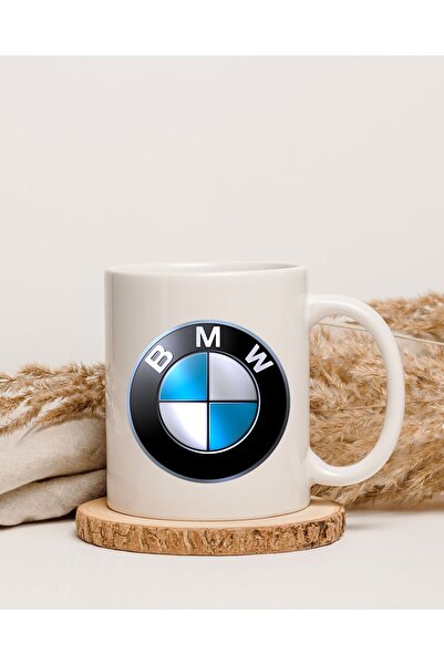 TOMRİSH SHOP Bmw Logo Baskılı Porselen Kupa-Bardak