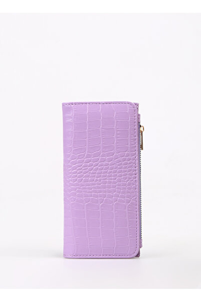 Fabrika Lila Kadın 10x19x2 cm Vegan Cüzdan Frk 505 Groko