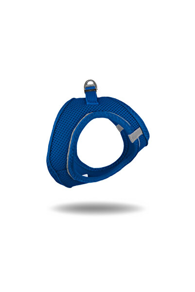 Tailpetz Air-Mesh Küçük ve Orta Irk Kedi Köpek Göğüs Tasması - Yumuşak, Nefes Alabilir, Dayanıklı Lacivert