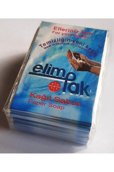 KLASİK KAĞIT SABUN 10 LU PAKET( 1 paket=15 yaprak-150 kez el yıkanabilir)