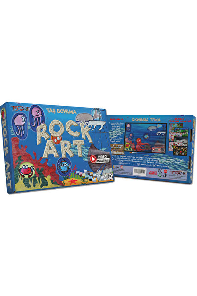 TEMART SANAT Taş Boyama / Okyanus Tema Etkinlik Seti