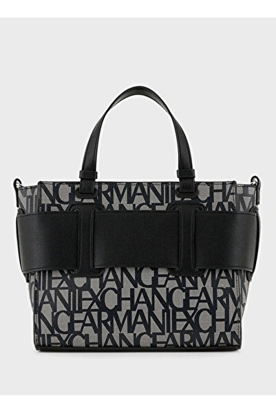 Armani Exchange Koyu Gri Kadın 25x20x10 cm El Çantası 9426903F74200850