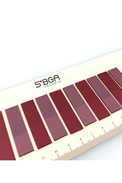sibga tasarım Transparent Bordu Plum Color Postit Post-It Post It. Bookmark Bookmark Post-It Sticker Note Paper