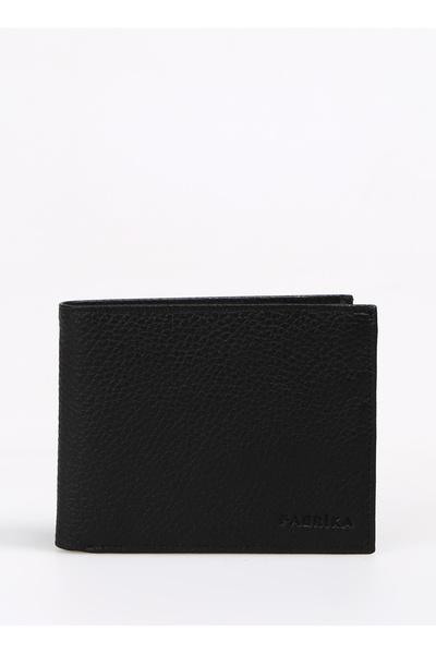 Fabrika Siyah Erkek 12x9x1x cm Deri Cüzdan Frk 315 Flt