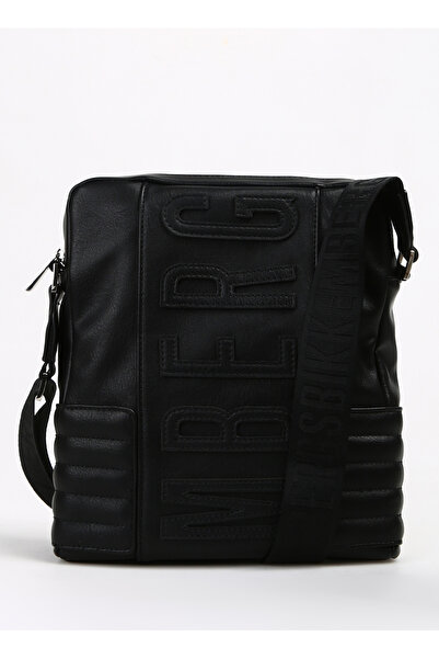 DIRK BIKKEMBERGS Siyah Erkek 22x26x5 cm Postacı Çantası BKBO00258P