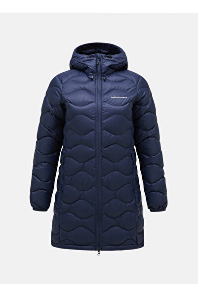 Peak Performance Lacivert Kadın Kapüşon Yaka Mont G79627010_W Helium Down Parka