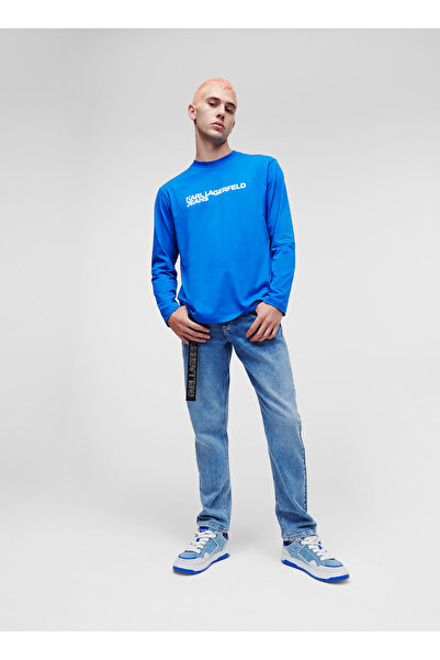 Karl Lagerfeld Normal Bel Slim Fit Erkek Denim Pantolon 235D1103_KLJ SLIM DENIM