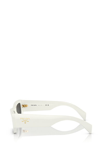 Prada Pr A01S Rectangular White Women's Sunglasses
