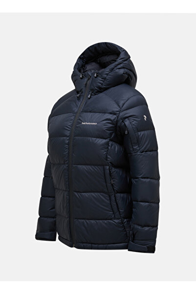 Peak Performance Siyah Kadın Kapüşon Yaka Mont G79632030_W Frost Down Jacket