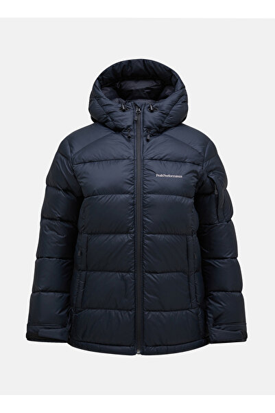 Peak Performance Siyah Kadın Kapüşon Yaka Mont G79632030_W Frost Down Jacket