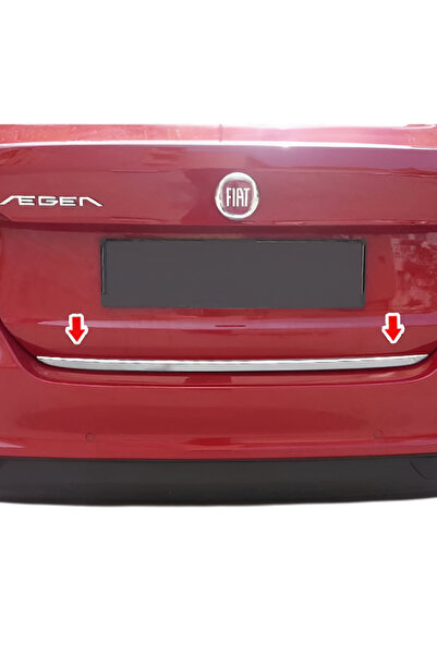 ACK Dizayn FİAT EGEA SEDAN 2015+ ARACA ÖZEL KROM BAGAJ ALT ÇITASI PASLANMAZ Ç...