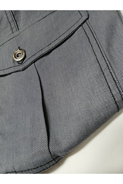 AKTEZ-EL Plus Size Men's Linen Pants with Elastic Waist and Legs 97% Cotton 3% Lycra Gray