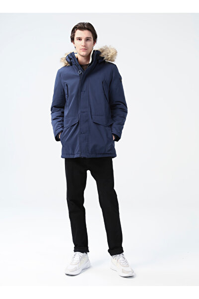 WRANGLER Синій чоловічий пальто W4D0WX114 Парка Куртка