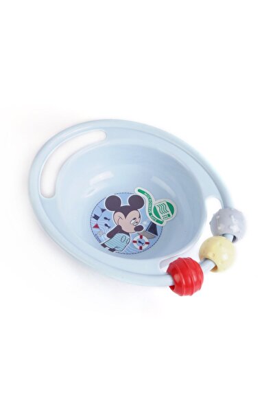 kbobaby Disney Bebek Mickey 3 Işlev 1 Arada Abc Kase Diş Kaşıyıcı Boncuklu