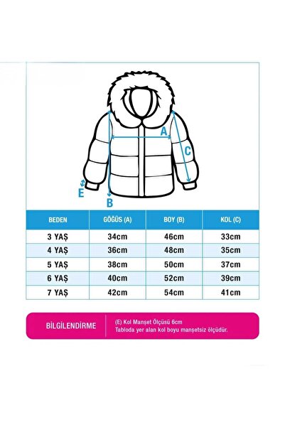 DUBLİNO KİDS Shiny Silvery Plush Inside Water and Windproof Hooded Girl's Coat