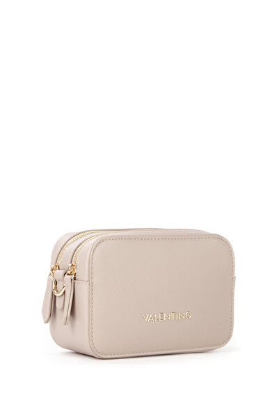 Valentino Bej Kadın 12x18x8 cm Çapraz Çanta VBS7B306