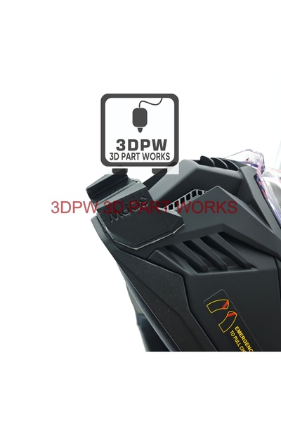 3DPW 3D PART WORKS LS 2 PIONER 2 Kask için 3DPW chin mount aksiyon kamera aks...