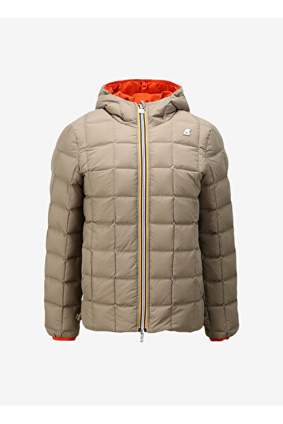 K-Way Bej - Turuncu Erkek Mont K4121NW_JACK ECO STRETCH THERMO DOU
