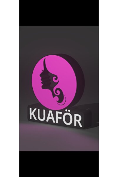 KAMER Led Lighted Hairdresser Sign