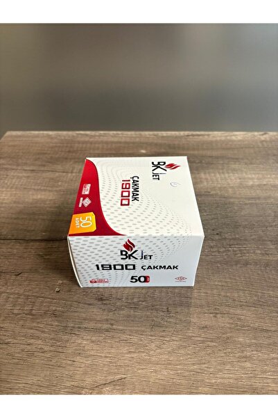 Koko BKJET 1900 Solid Izgaralı Çakmak Yeniden doldurulabilir 50 Adet