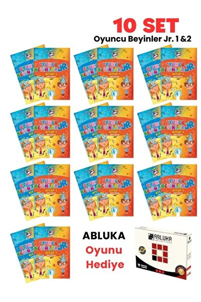 Curious&Genius Oyuncu Beyinler Junior Kitap 1 ve 2 Tazof Abluka Oyunu Hediyel...