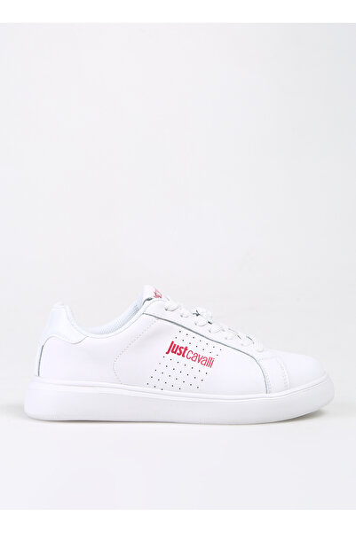 Just Cavalli Beyaz Kadın Deri Sneaker 75RA3SB3ZP279003