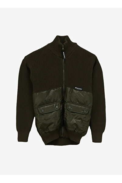 Discovery Expedition Haki Erkek Çocuk Relaxed Fit Örgü Hırka D3WB-HRK1