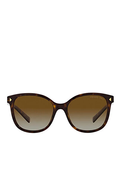 Prada PR 22ZS Kare Kahve Polarize Kadın Güneş Gözlüğü