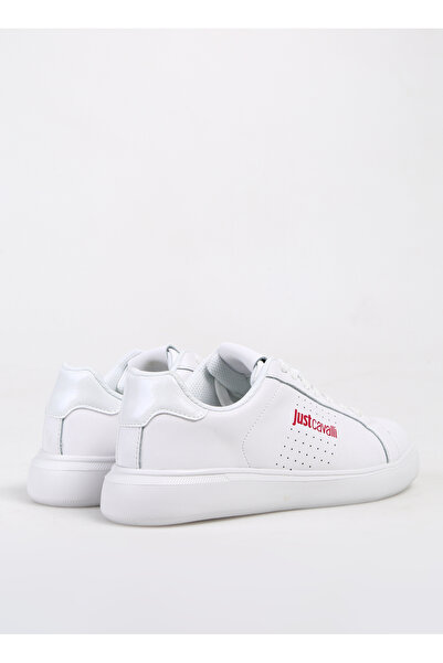 Just Cavalli Beyaz Kadın Deri Sneaker 75RA3SB3ZP279003