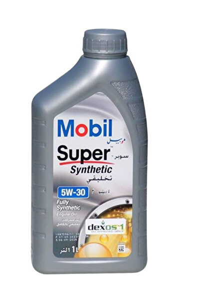Mobil زيت محرك موبيل سوبر سينثيتك 5w30 – ( 6 عبوات * ١لتر ) تخليقي بالكامل - صنع بالمملكة العربية السعودية