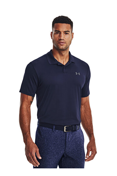 Under Armour 1377374-410 UA 3.0 Pol Lacivert Bol Kesim Düz Erkek T-Shirt