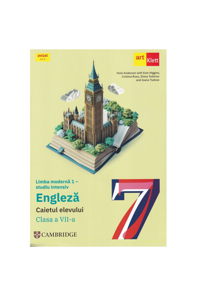 Art Klett Limba modernă 1 - studiu intensiv. engleză. Caietul elevului