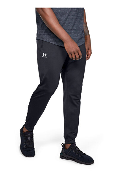 Under Armour Bol Kesim Siyah - Beyaz Erkek Eşofman Altı 1290261-001-SPORTS