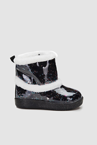 Vicco Comet Model Kız Bebek ve Çocuk Işıklı Siyah Çizme