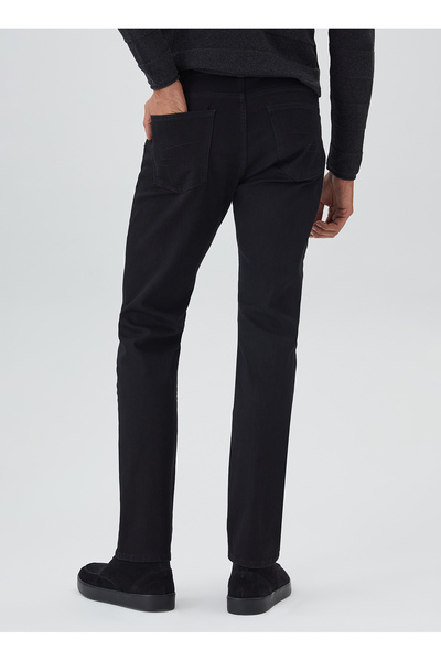 Lee Cooper Ανδρικό τζιν παντελόνι κανονικής μέσης κοπής 241 LCM 121010 HARRY STAY BLACK