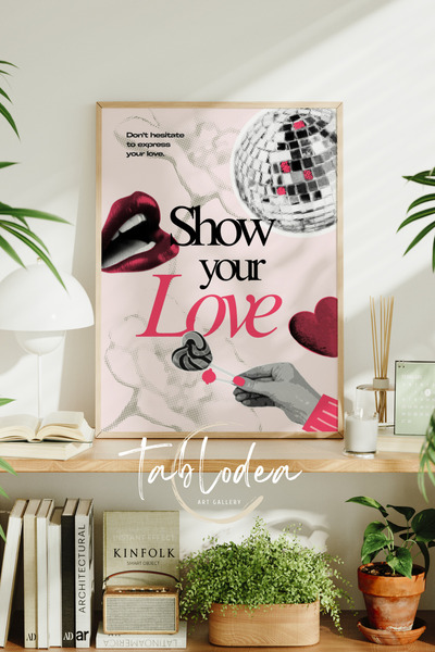 tablodea Tablou la modă, Poster înrămat la modă, Tablou trendy Pinterest, Tab...