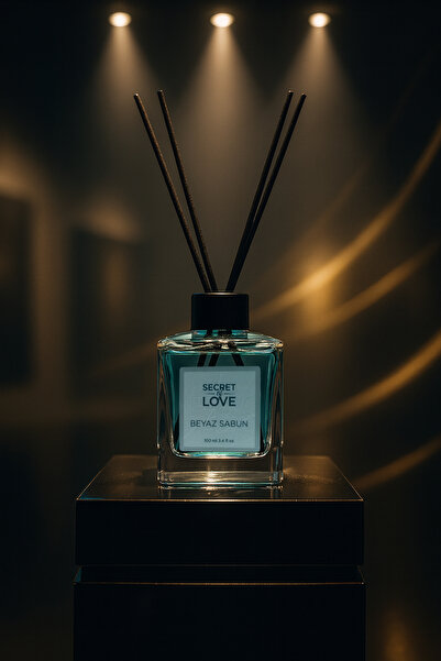 SECRET OF LOVE Çubuklu Oda Kokusu BEYAZ SABUN 100ml