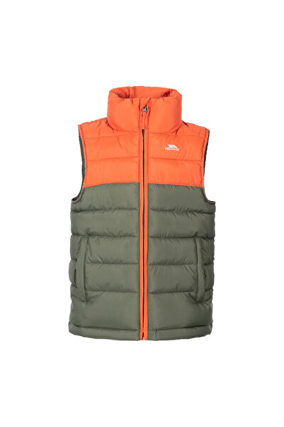 Trespass Orange Men's Regular Fit Puffer Gilet Oskar Gilet - Kids Gilet